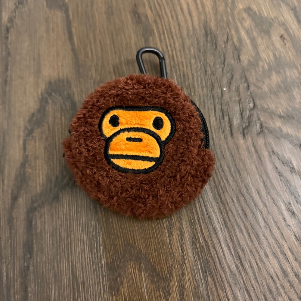 Baby Milo keychain AirPods bag Bape keychain mini bag